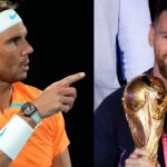 Rafa Nadal y Leo Messi