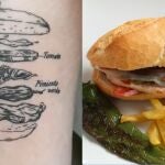 Tatuaje de un serranito en el brazo de un persona