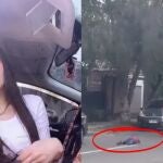 Sabrina Durán en TikTok e imagen de su asesinato