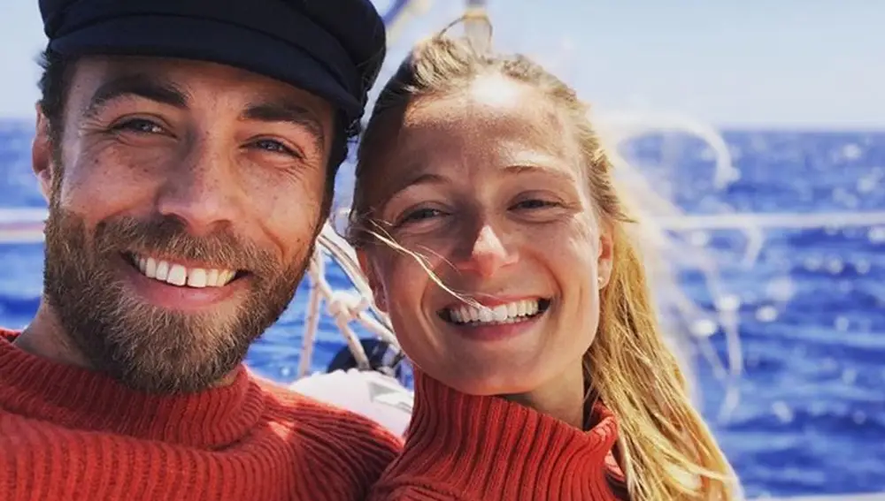 James Middleton junto a Alizée Thevenet