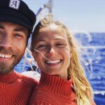 James Middleton junto a Alizée Thevenet