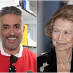 Kiko Hernández y la Reina Sofía