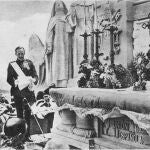Alfonso XIII en el Cerro de los Angeles
