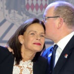 Estefanía de Mónaco y el príncipe Alberto 
