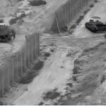 Momento en el que los tanques israelíes entran en Gaza