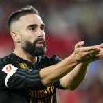 Dani Carvajal, en el último partido de Liga ante el Sevilla