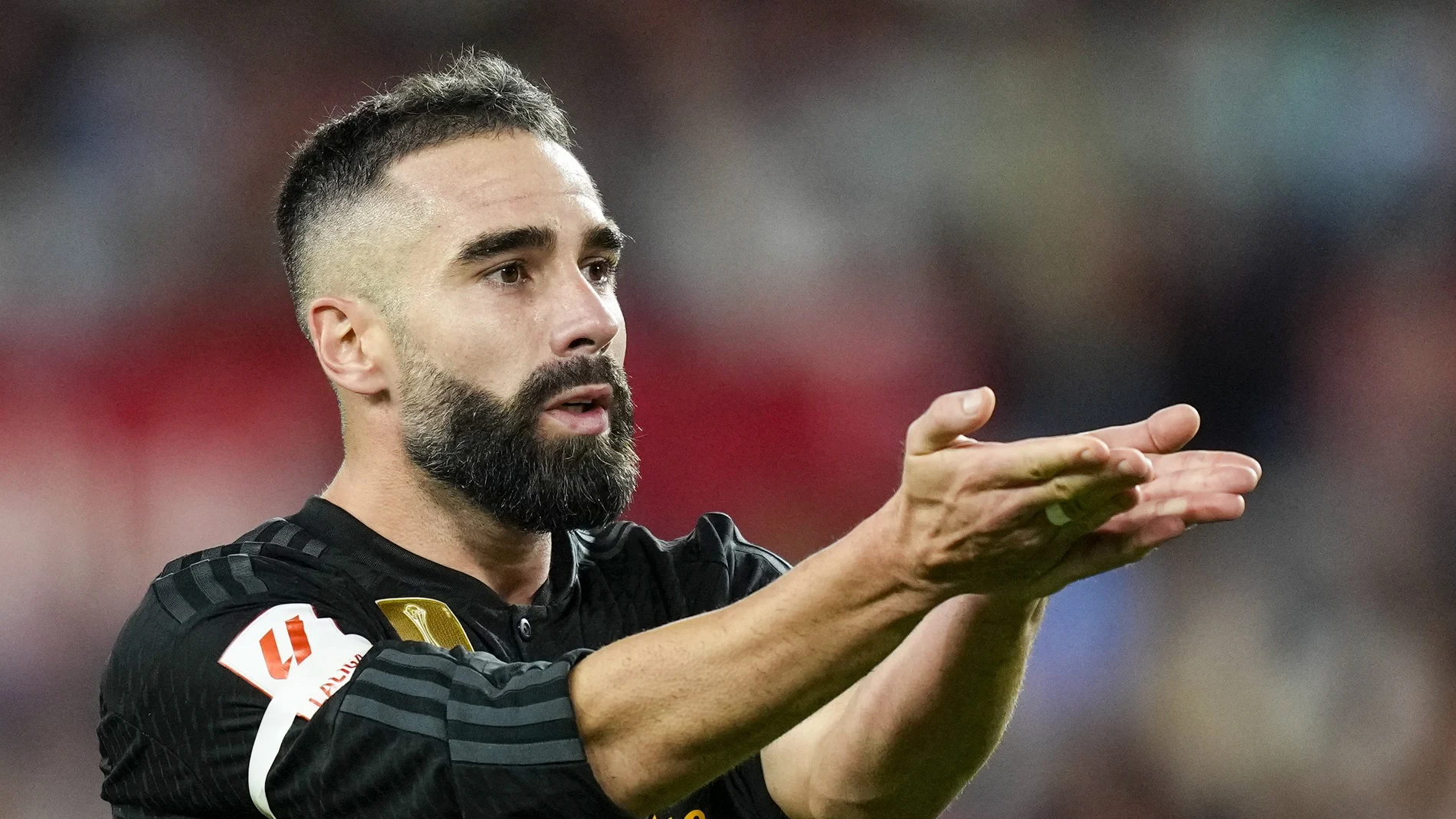 Dani Carvajal, en el último partido de Liga ante el Sevilla