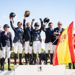 El equipo español, ganador de la Copa de Naciones