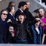 Los Rolling Stones vibraron en el palco antes de que comenzara 'El Clasico'