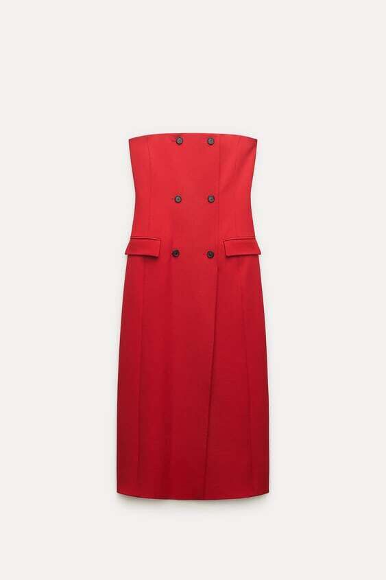 Vestido palabra de honor.
