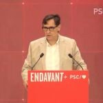 Illa (PSC) ve la amnistía como la "mayor muestra de afecto" de España a Cataluña