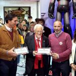 El Padre &Aacute;ngel junto a Guzm&aacute;n G&oacute;mez, Jos&eacute; Manuel Fern&aacute;ndez y Paula de la Fuente