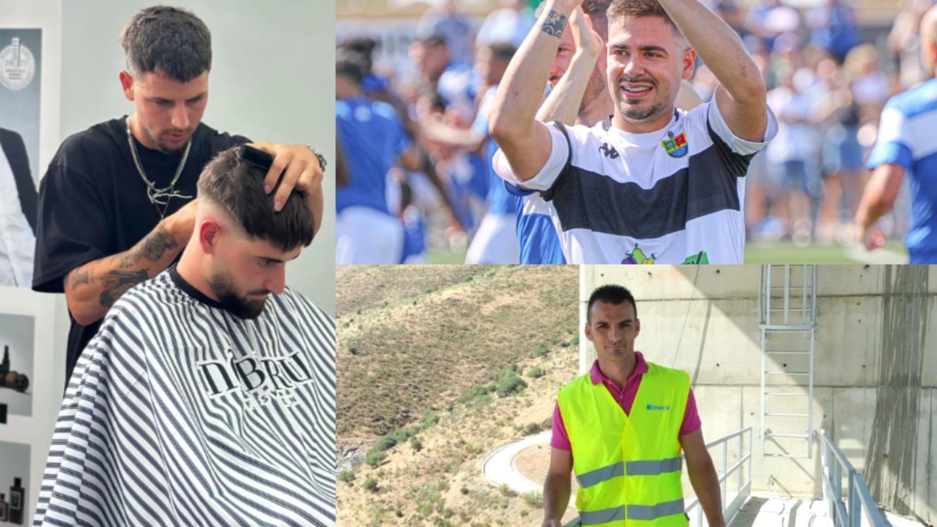 Los jugadores del Hernán Cortés compaginan el fútbol con otras profesiones
