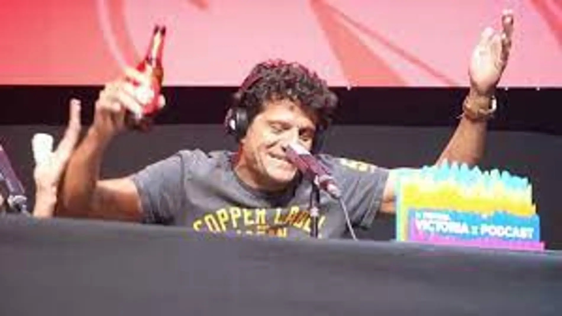El actor independentista, durante el programa "La sotana"