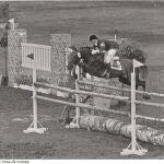 Carlos López Quesada, en pleno salto