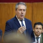 El líder del Psoe andaluz, Juan Espadas