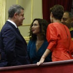 Isabel Díaz Ayuso en la jura de la Constitución de Leonor en el Congreso.