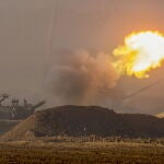 Israeli forces stationed along the border with Gaza