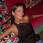 María Pombo con top de Zara.