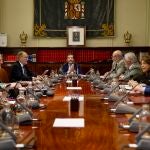 El nuevo presidente del CGPJ Vicente Guilarte durante un pleno del CGPJ. 