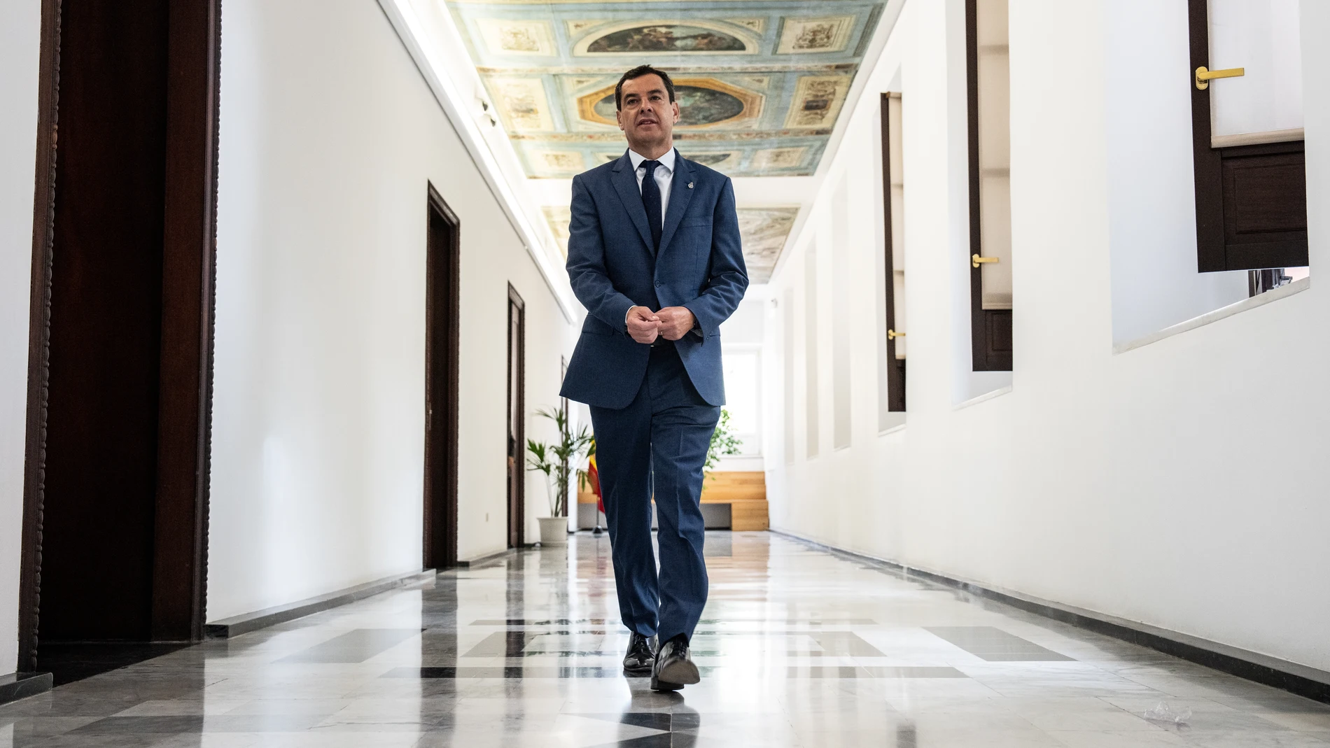 El presidente andaluz Juanma Moreno