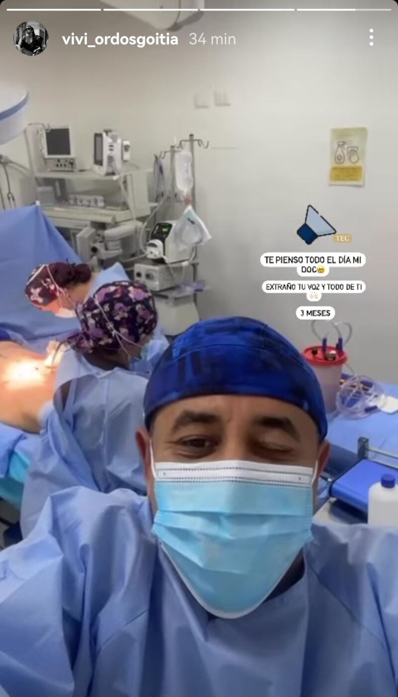Edwin Arrieta en quirófano