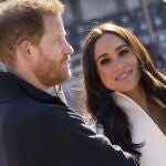 Prince Harry and Meghan Markle, Duke and Duchess of Sussex visit the track and field event at the Invictus Games in The Hague, Netherlands.