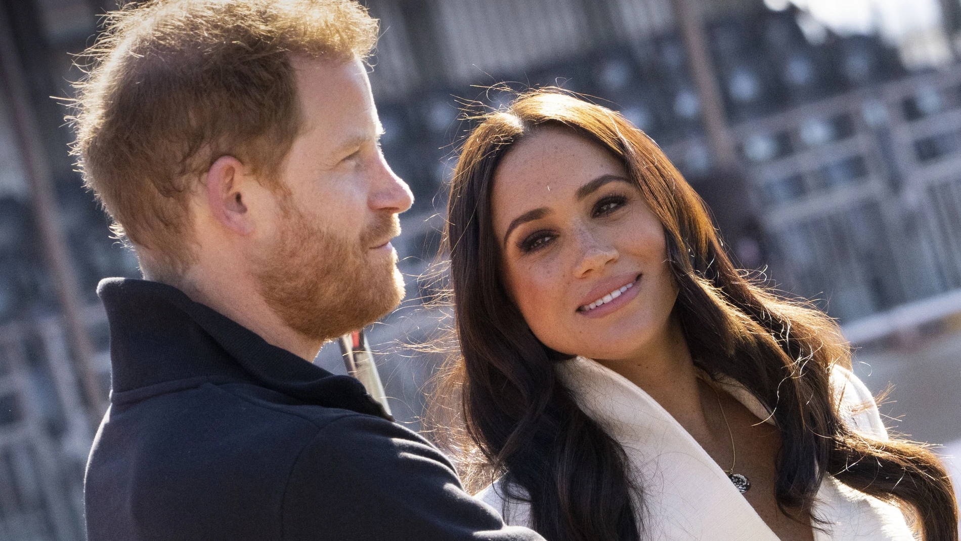 Prince Harry and Meghan Markle, Duke and Duchess of Sussex visit the track and field event at the Invictus Games in The Hague, Netherlands.