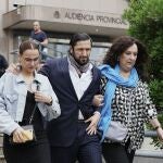 El bailarín Rafael Amargo a su salida de la Audiencia Provincial de Madrid.