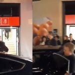 Zapatero y Ximo Puig saliendo de la sede del PSOE en Valencia 