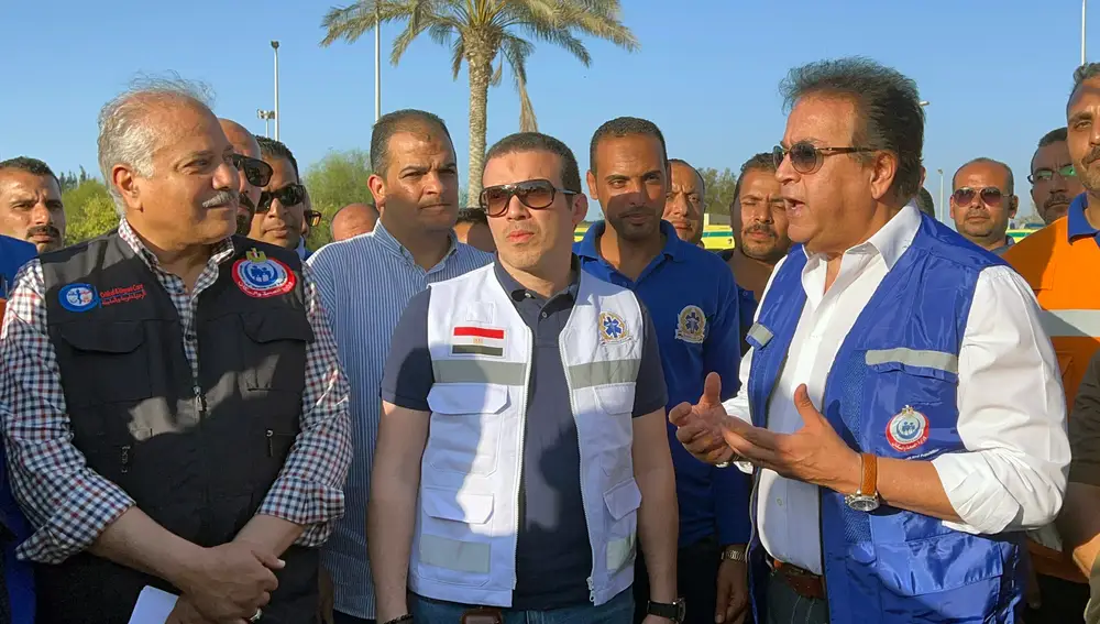 Rafah border crossing between Gaza and Egypt opens to allow limited evacuations