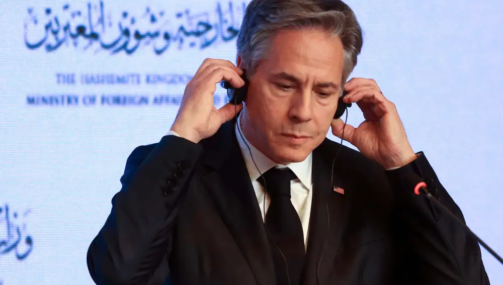 Blinken meets with five Arab foreign ministers in Amman