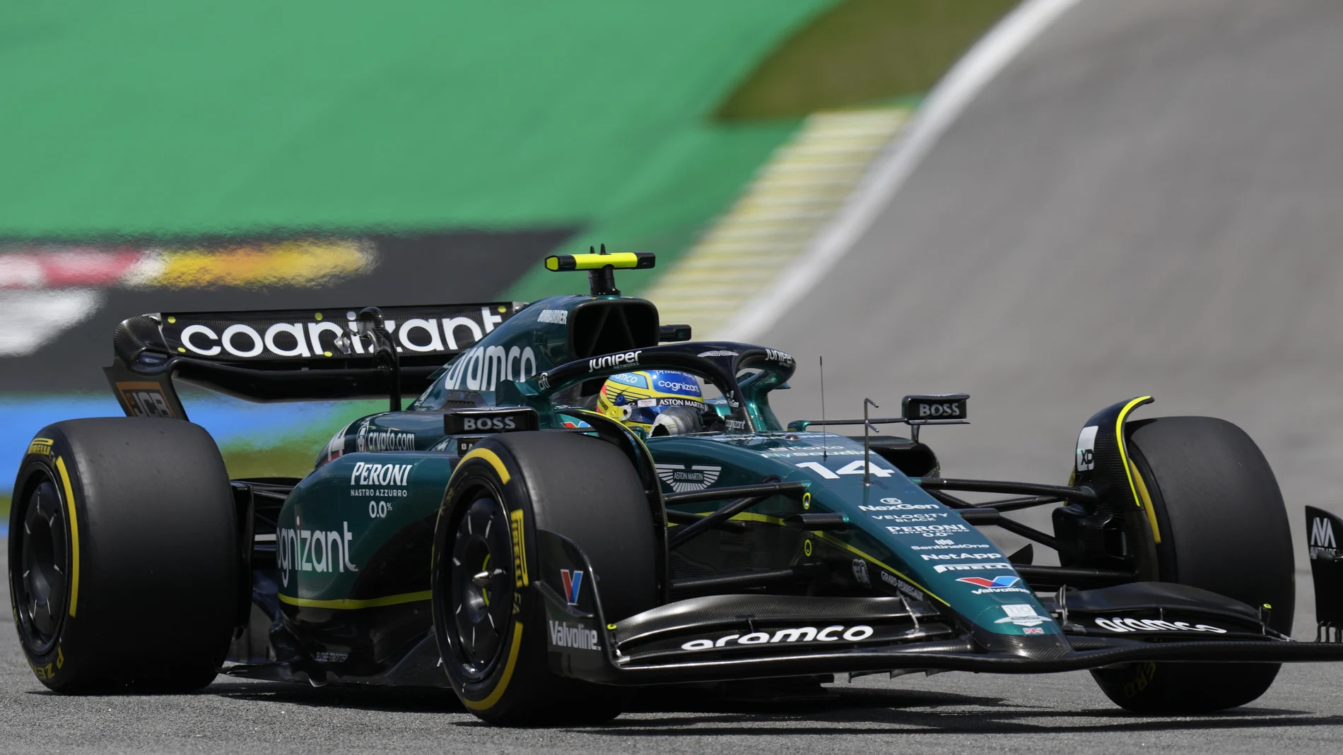 Fernando Alonso, en Brasil