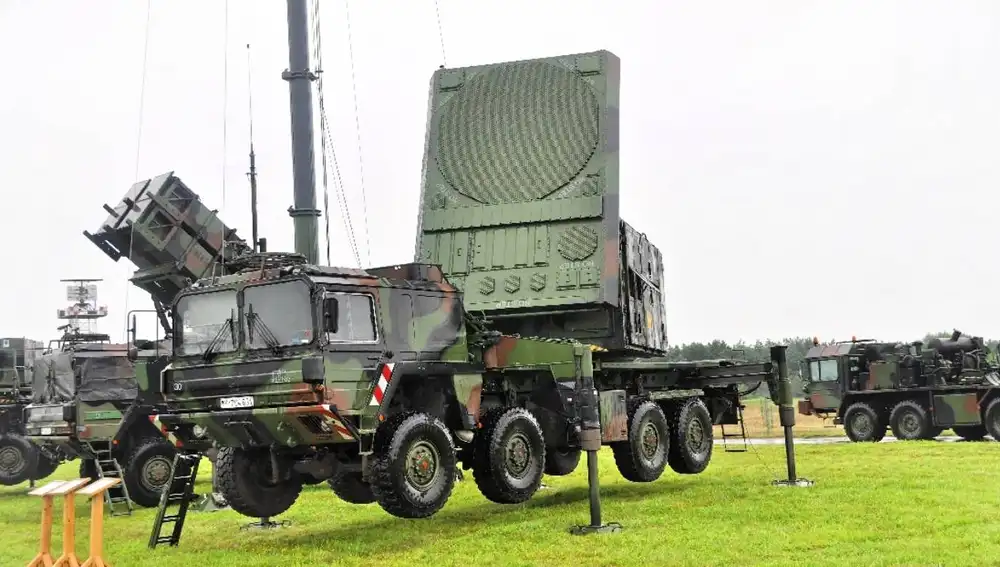 Un sistema Patriot de la Fuerza Aérea Alemana en 2013