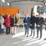 González Corral durante su visita al polígono Los Espinos de Ágreda (Soria)