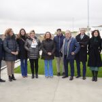 González Corral visita las obras en la carretera CL-612 en la provincia de Palencia