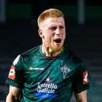 Carlos Vicente con el Racing de Ferrol