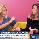 Mariló Montero sentada junto a Susanna Griso