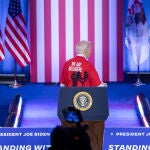 US President Joe Biden With Union Members in Illinois