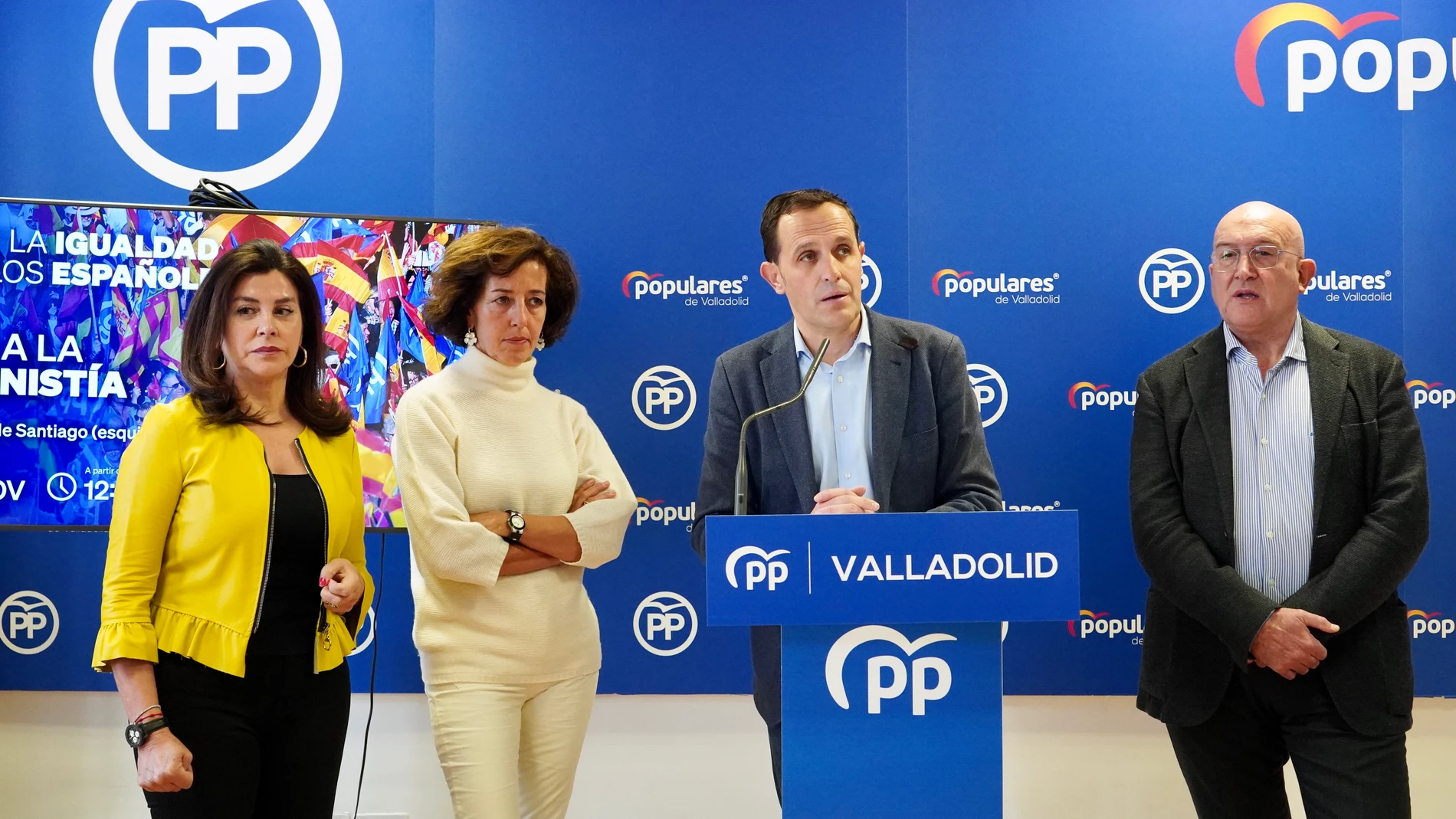 Conrado Íscar, Carnero, Cantalapiedra y Arenales presentan la manifestación del domingo