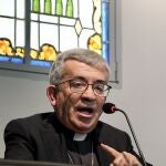 Luis Argüello, arzobispo de Valladolid, atiende a la prensa