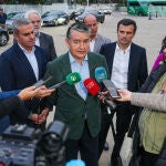 Antonio Sanz visita el Parque de Bomberos del Consorcio de Cádiz
