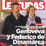 Federico de Dinamarca y Genoveva Casanova, juntos en la portada de "Lecturas"