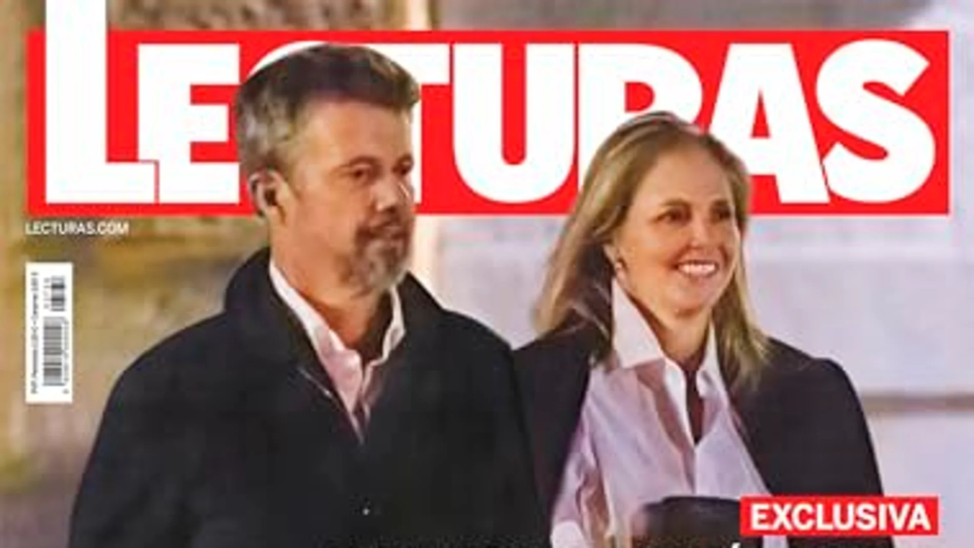 Federico de Dinamarca y Genoveva Casanova, juntos en la portada de "Lecturas"