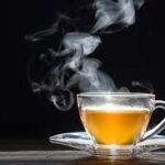 Taza de té caliente
