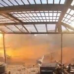 El vídeo que muestra el sistema de protección activa Trophy de un tanque Merkava IV en acción.