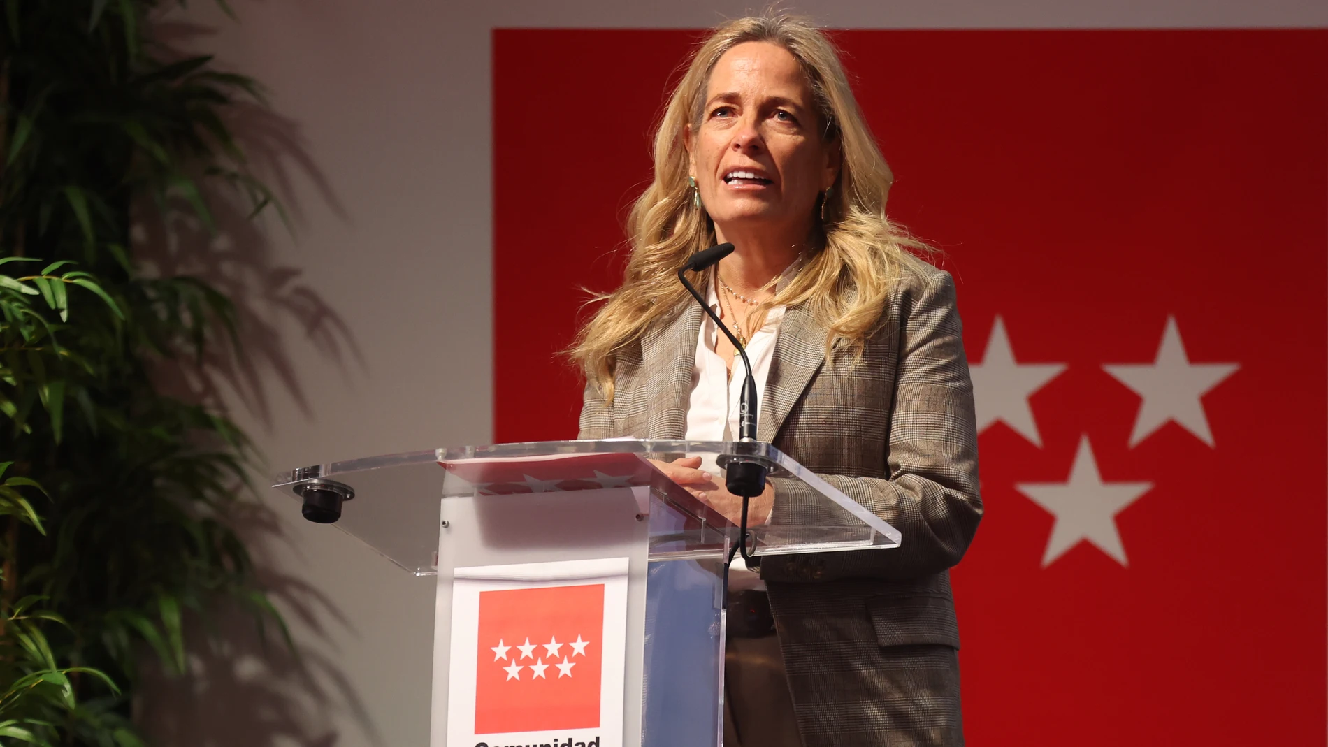 La consejera de Economía, Hacienda y Empleo de la Comunidad de Madrid, Rocío Albert