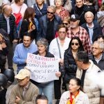 Concentración contra la amnistía a los independentistas 