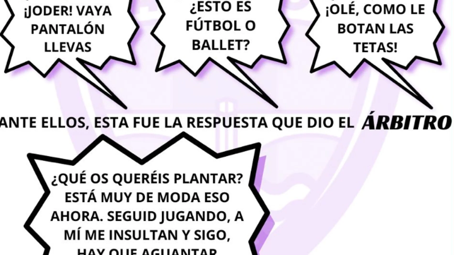 Insultos machistas en el fútbol