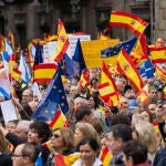 Manifestación convocada en contra de la amnistía